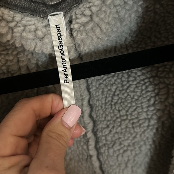 PierAntonio Gaspari Italy super cozy fleece coat 42 - Picture 13 of 16